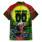 We Are Rabbitohs Halloween Family Matching Off The Shoulder Long Sleeve Dress and Hawaiian Shirt Pumpkin Scary Spooky Season - Aussie Hoodie