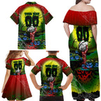 We Are Rabbitohs Halloween Family Matching Off Shoulder Maxi Dress and Hawaiian Shirt Pumpkin Scary Spooky Season - Aussie Hoodie