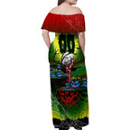 We Are Rabbitohs Halloween Family Matching Off Shoulder Maxi Dress and Hawaiian Shirt Pumpkin Scary Spooky Season - Aussie Hoodie