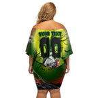 We Are Rabbitohs Halloween Family Matching Off Shoulder Short Dress and Hawaiian Shirt Pumpkin Scary Spooky Season - Aussie Hoodie