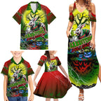 We Are Rabbitohs Halloween Family Matching Summer Maxi Dress and Hawaiian Shirt Pumpkin Scary Spooky Season - Aussie Hoodie