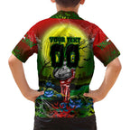 We Are Rabbitohs Halloween Family Matching Summer Maxi Dress and Hawaiian Shirt Pumpkin Scary Spooky Season - Aussie Hoodie