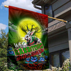 We Are Rabbitohs Halloween Garden Flag Pumpkin Scary Spooky Season - Aussie Hoodie