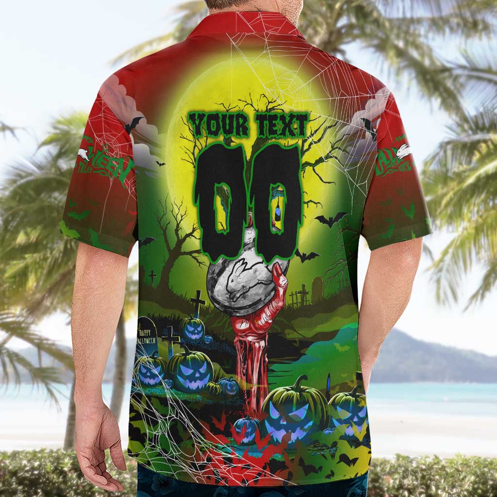 We Are Rabbitohs Halloween Hawaiian Shirt Pumpkin Scary Spooky Season - Aussie Hoodie