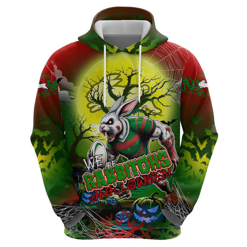We Are Rabbitohs Halloween Hoodie Pumpkin Scary Spooky Season - Aussie Hoodie