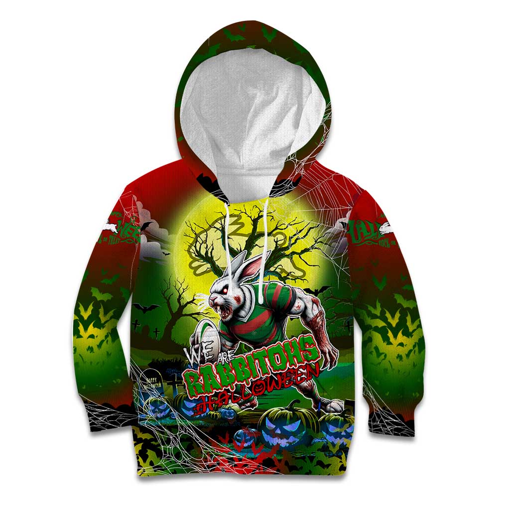 We Are Rabbitohs Halloween Kid Hoodie Pumpkin Scary Spooky Season - Aussie Hoodie