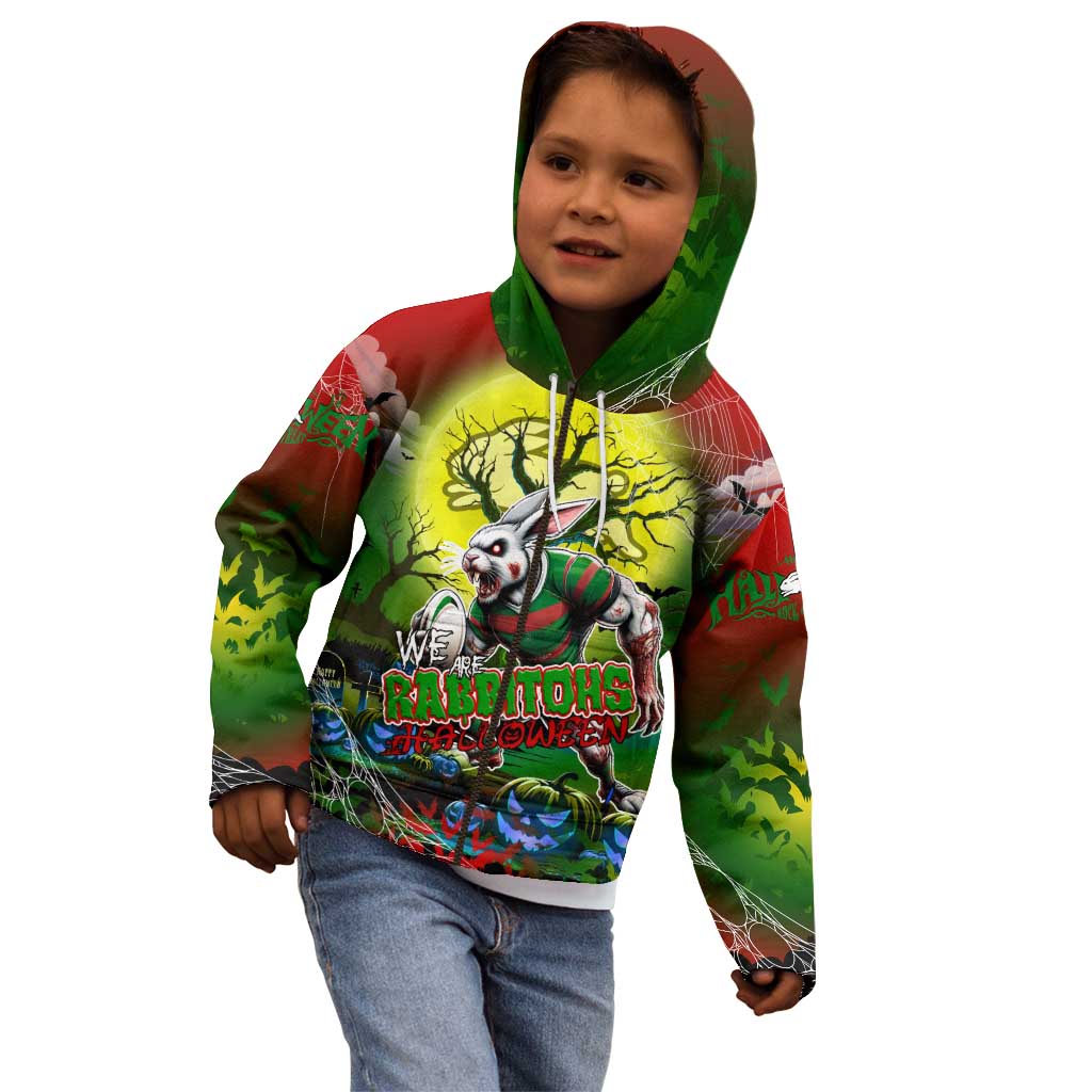We Are Rabbitohs Halloween Kid Hoodie Pumpkin Scary Spooky Season - Aussie Hoodie