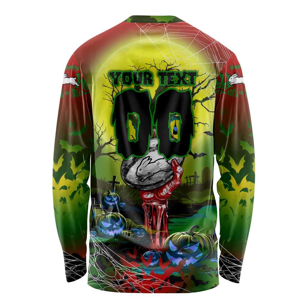 We Are Rabbitohs Halloween Long Sleeve Shirt Pumpkin Scary Spooky Season - Aussie Hoodie