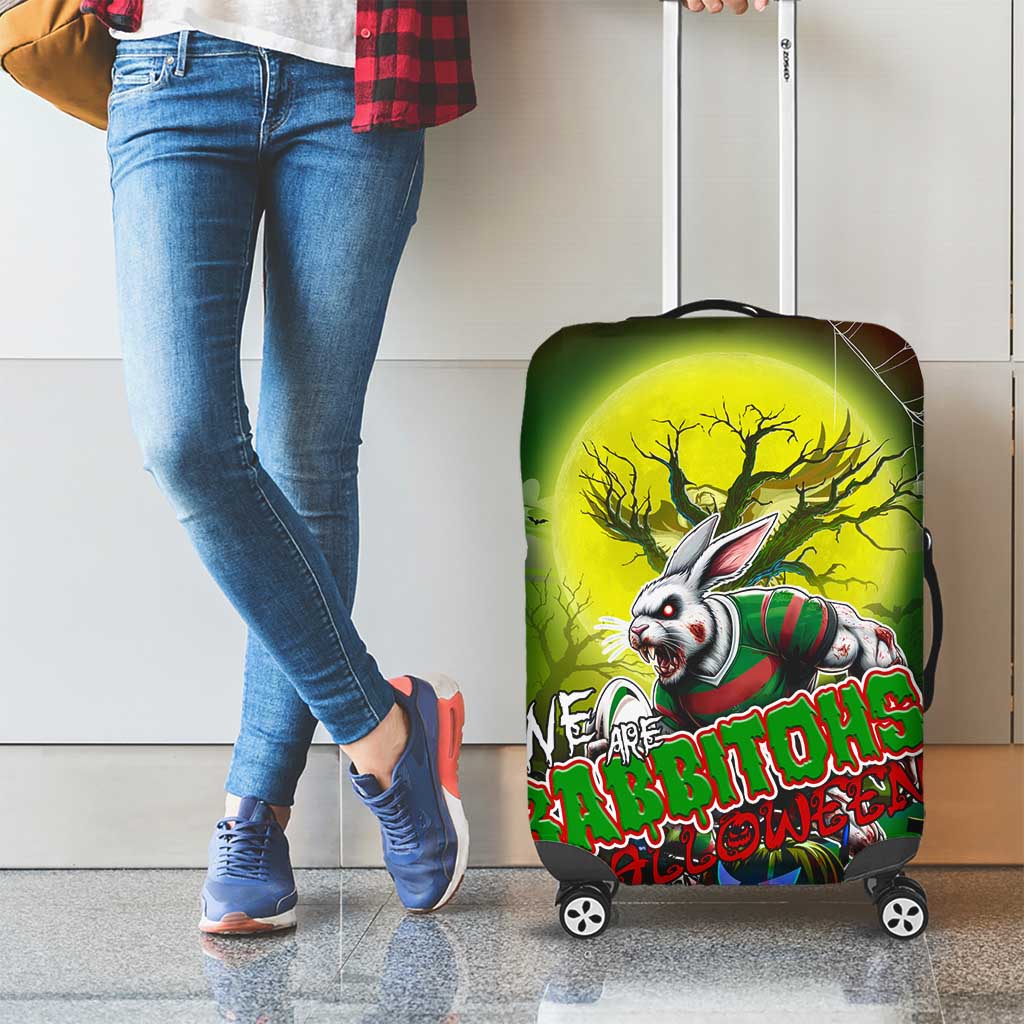 We Are Rabbitohs Halloween Luggage Cover Pumpkin Scary Spooky Season - Aussie Hoodie