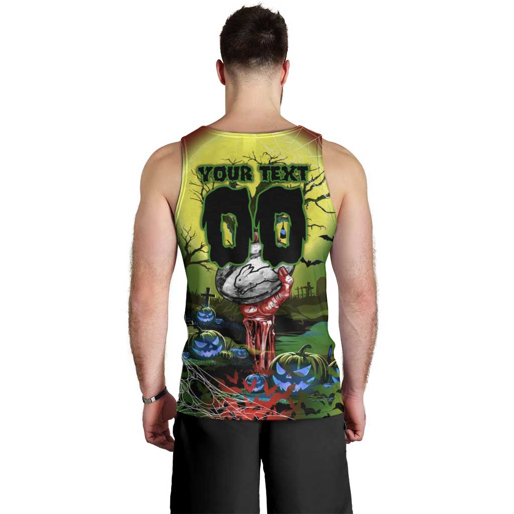 We Are Rabbitohs Halloween Men Tank Top Pumpkin Scary Spooky Season - Aussie Hoodie