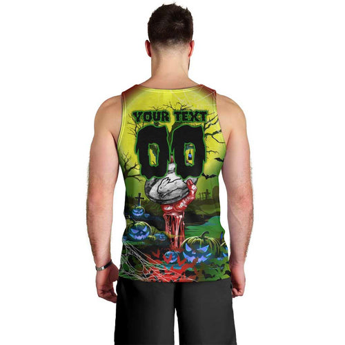 We Are Rabbitohs Halloween Men Tank Top Pumpkin Scary Spooky Season - Aussie Hoodie