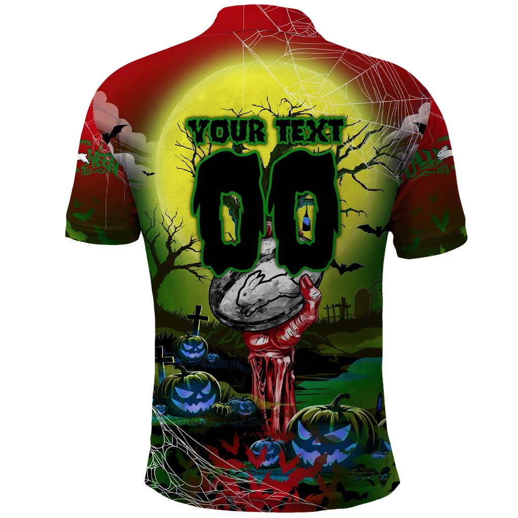 We Are Rabbitohs Halloween Polo Shirt Pumpkin Scary Spooky Season - Aussie Hoodie