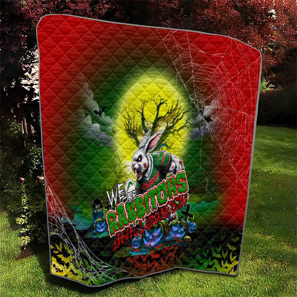 We Are Rabbitohs Halloween Quilt Pumpkin Scary Spooky Season - Aussie Hoodie
