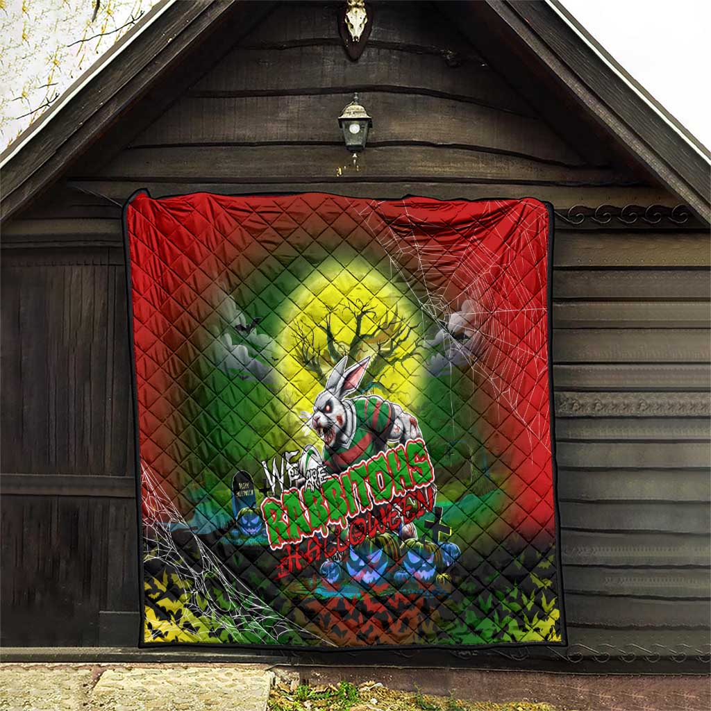 We Are Rabbitohs Halloween Quilt Pumpkin Scary Spooky Season - Aussie Hoodie