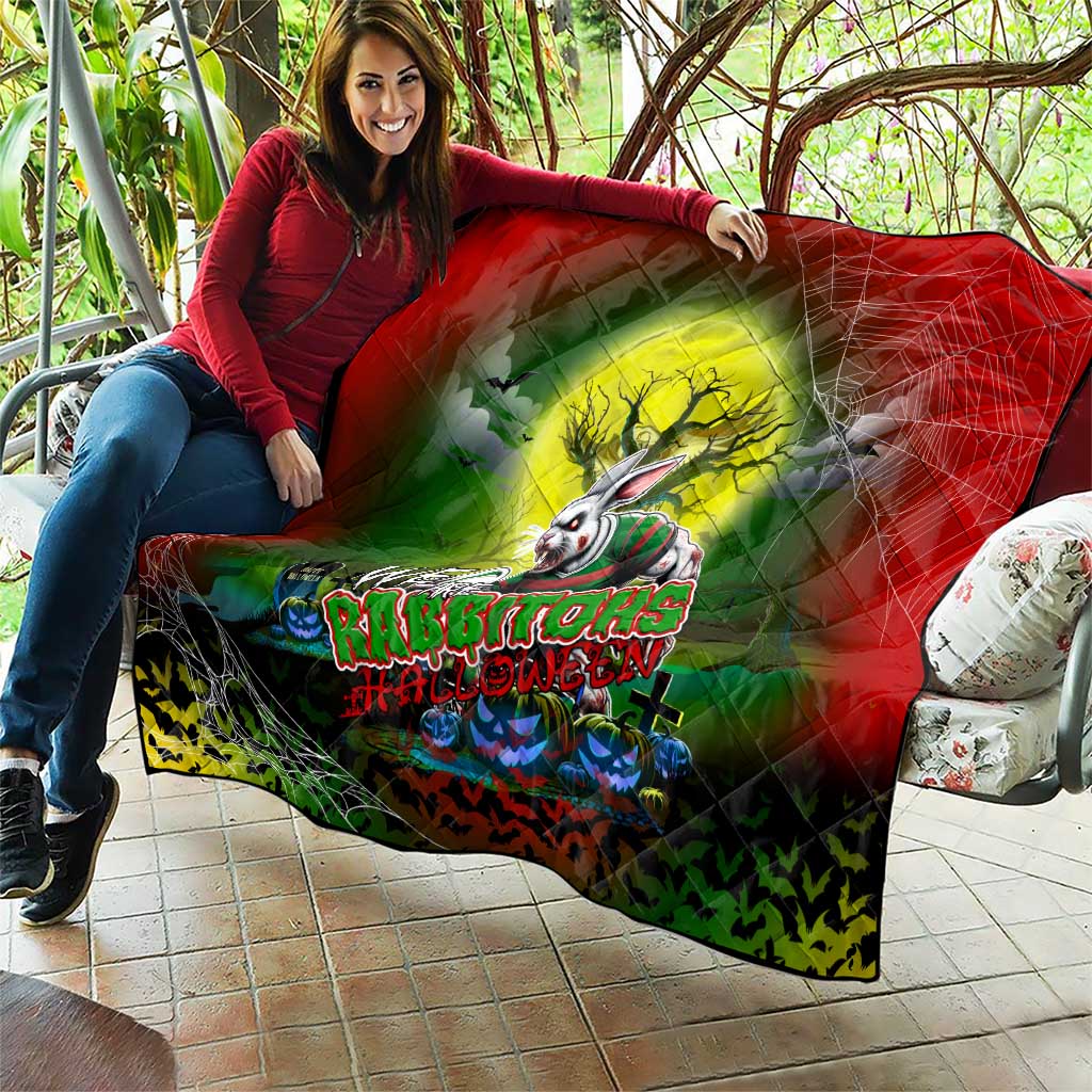 We Are Rabbitohs Halloween Quilt Pumpkin Scary Spooky Season - Aussie Hoodie