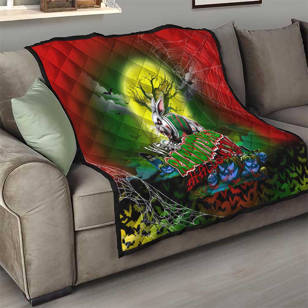 We Are Rabbitohs Halloween Quilt Pumpkin Scary Spooky Season - Aussie Hoodie