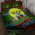 We Are Rabbitohs Halloween Quilt Bed Set Pumpkin Scary Spooky Season - Aussie Hoodie
