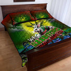 We Are Rabbitohs Halloween Quilt Bed Set Pumpkin Scary Spooky Season - Aussie Hoodie