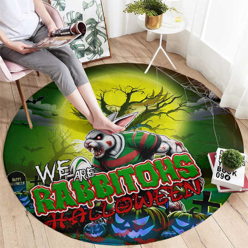 We Are Rabbitohs Halloween Round Carpet Pumpkin Scary Spooky Season - Aussie Hoodie