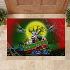 We Are Rabbitohs Halloween Rubber Doormat Pumpkin Scary Spooky Season - Aussie Hoodie