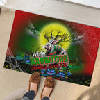 We Are Rabbitohs Halloween Rubber Doormat Pumpkin Scary Spooky Season - Aussie Hoodie