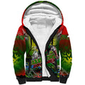 We Are Rabbitohs Halloween Sherpa Hoodie Pumpkin Scary Spooky Season - Aussie Hoodie