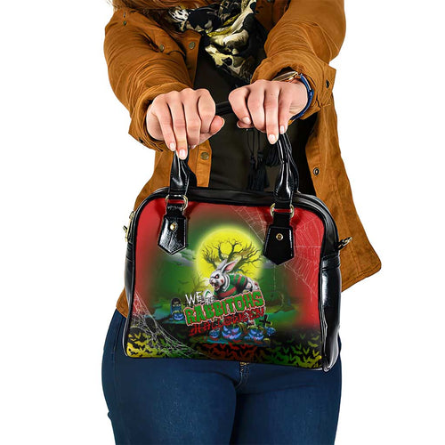 We Are Rabbitohs Halloween Shoulder Handbag Pumpkin Scary Spooky Season - Aussie Hoodie