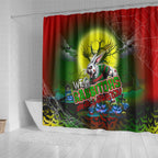 We Are Rabbitohs Halloween Shower Curtain Pumpkin Scary Spooky Season - Aussie Hoodie