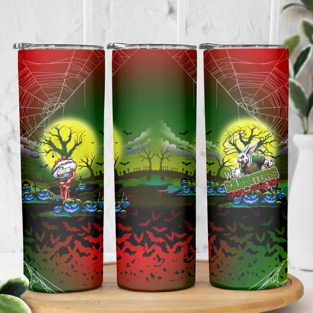 We Are Rabbitohs Halloween Skinny Tumbler Pumpkin Scary Spooky Season - Aussie Hoodie