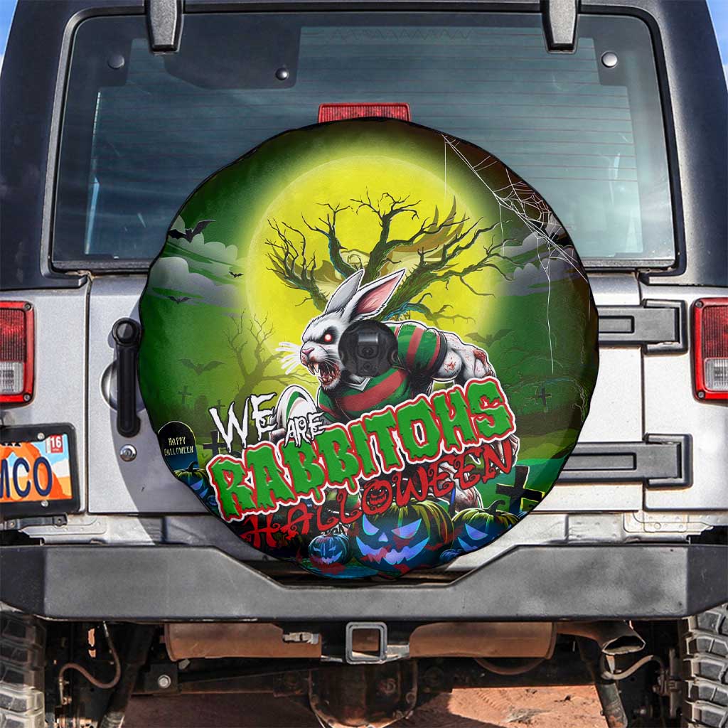 We Are Rabbitohs Halloween Spare Tire Cover Pumpkin Scary Spooky Season - Aussie Hoodie