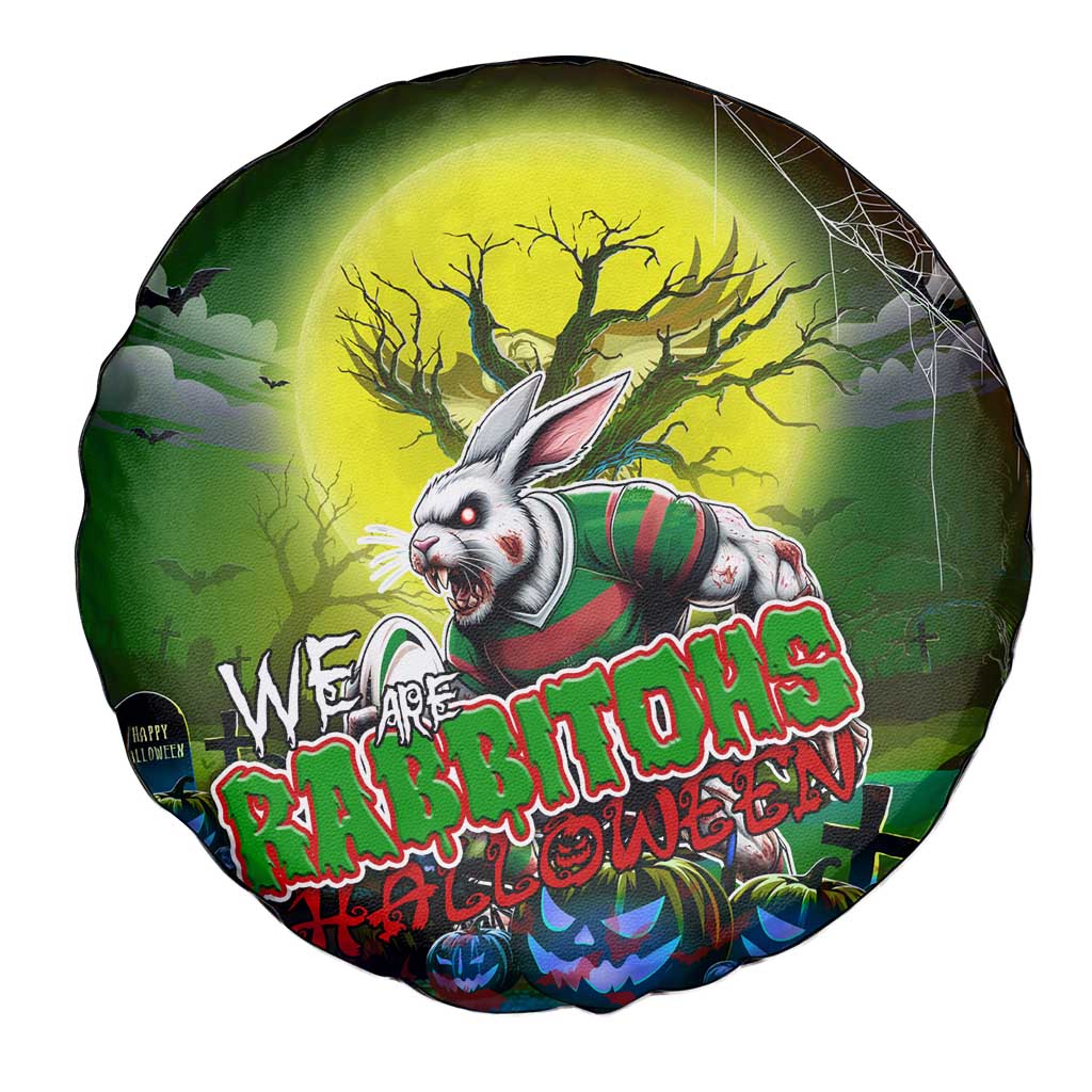 We Are Rabbitohs Halloween Spare Tire Cover Pumpkin Scary Spooky Season - Aussie Hoodie
