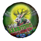 We Are Rabbitohs Halloween Spare Tire Cover Pumpkin Scary Spooky Season - Aussie Hoodie