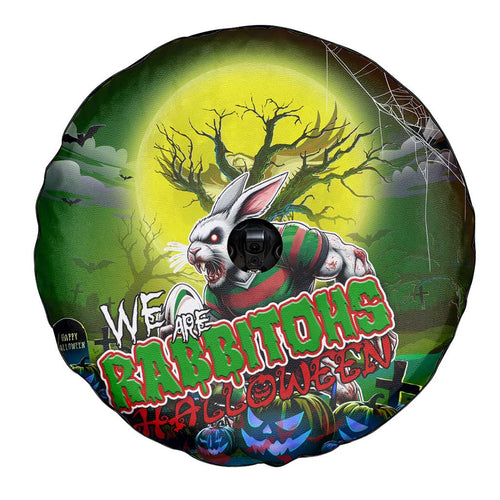 We Are Rabbitohs Halloween Spare Tire Cover Pumpkin Scary Spooky Season - Aussie Hoodie
