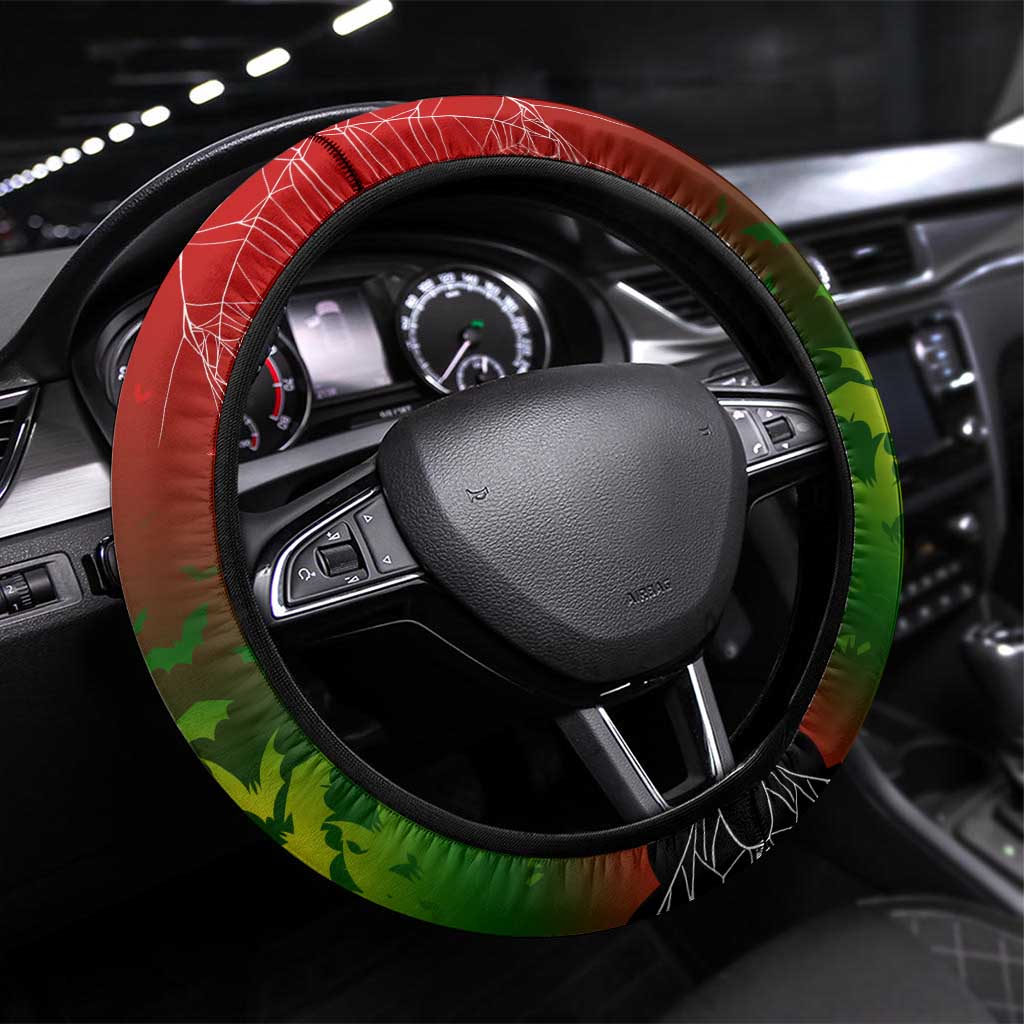 We Are Rabbitohs Halloween Steering Wheel Cover Pumpkin Scary Spooky Season - Aussie Hoodie