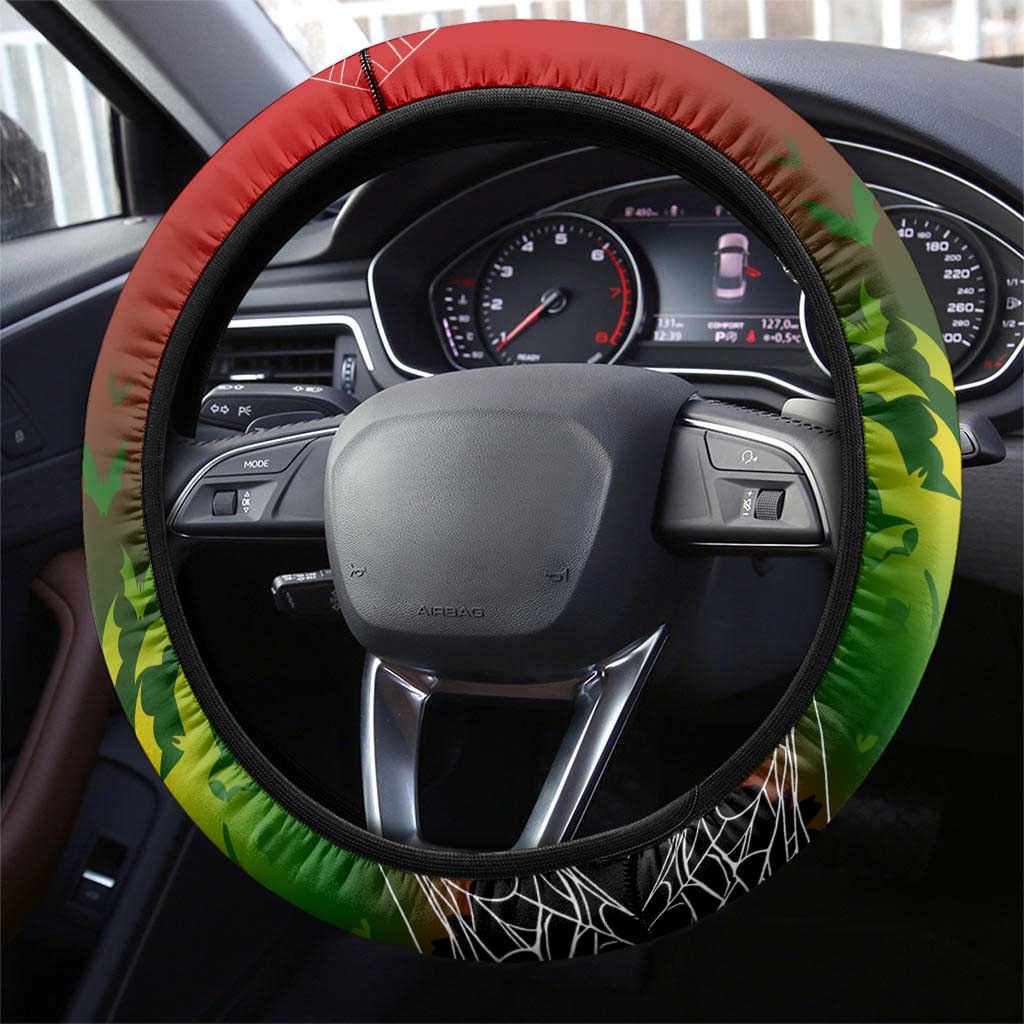 We Are Rabbitohs Halloween Steering Wheel Cover Pumpkin Scary Spooky Season - Aussie Hoodie