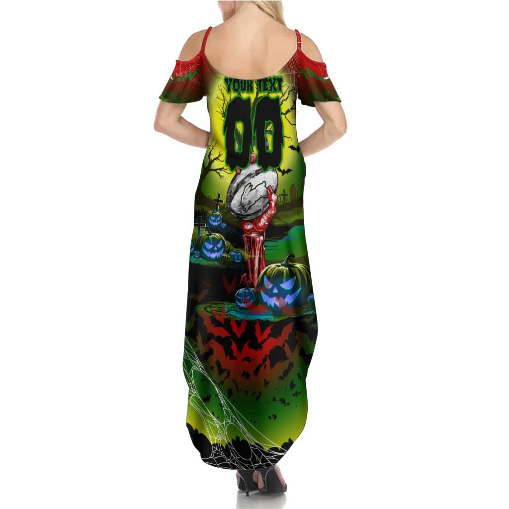 We Are Rabbitohs Halloween Summer Maxi Dress Pumpkin Scary Spooky Season - Aussie Hoodie