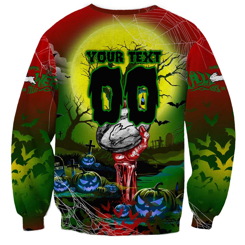 We Are Rabbitohs Halloween Sweatshirt Pumpkin Scary Spooky Season - Aussie Hoodie