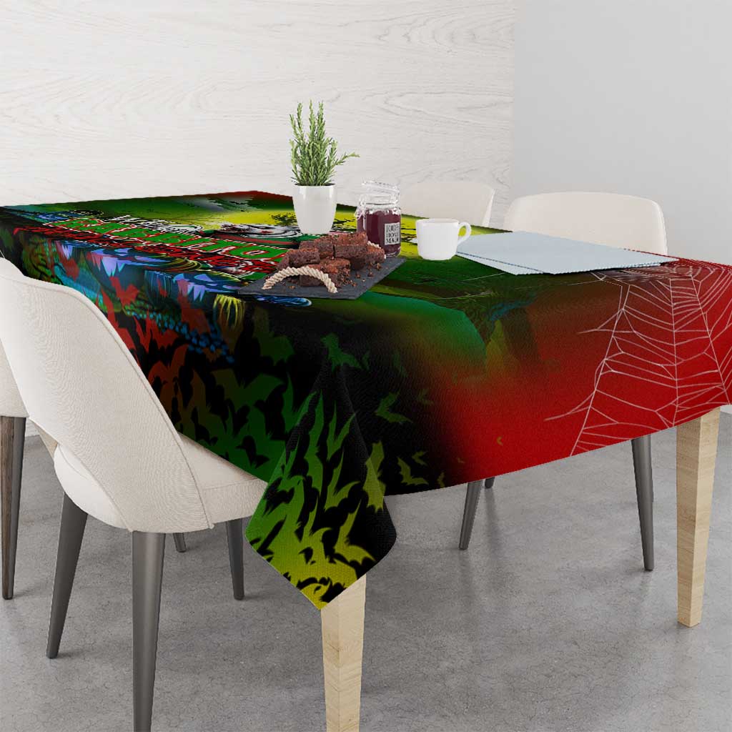 We Are Rabbitohs Halloween Tablecloth Pumpkin Scary Spooky Season - Aussie Hoodie