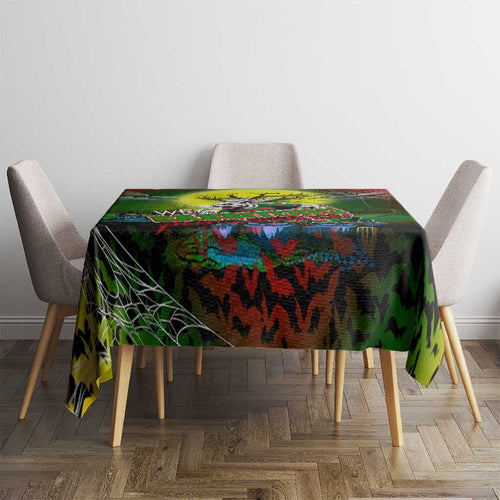 We Are Rabbitohs Halloween Tablecloth Pumpkin Scary Spooky Season - Aussie Hoodie