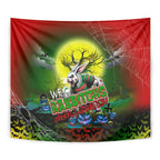 We Are Rabbitohs Halloween Tapestry Pumpkin Scary Spooky Season - Aussie Hoodie
