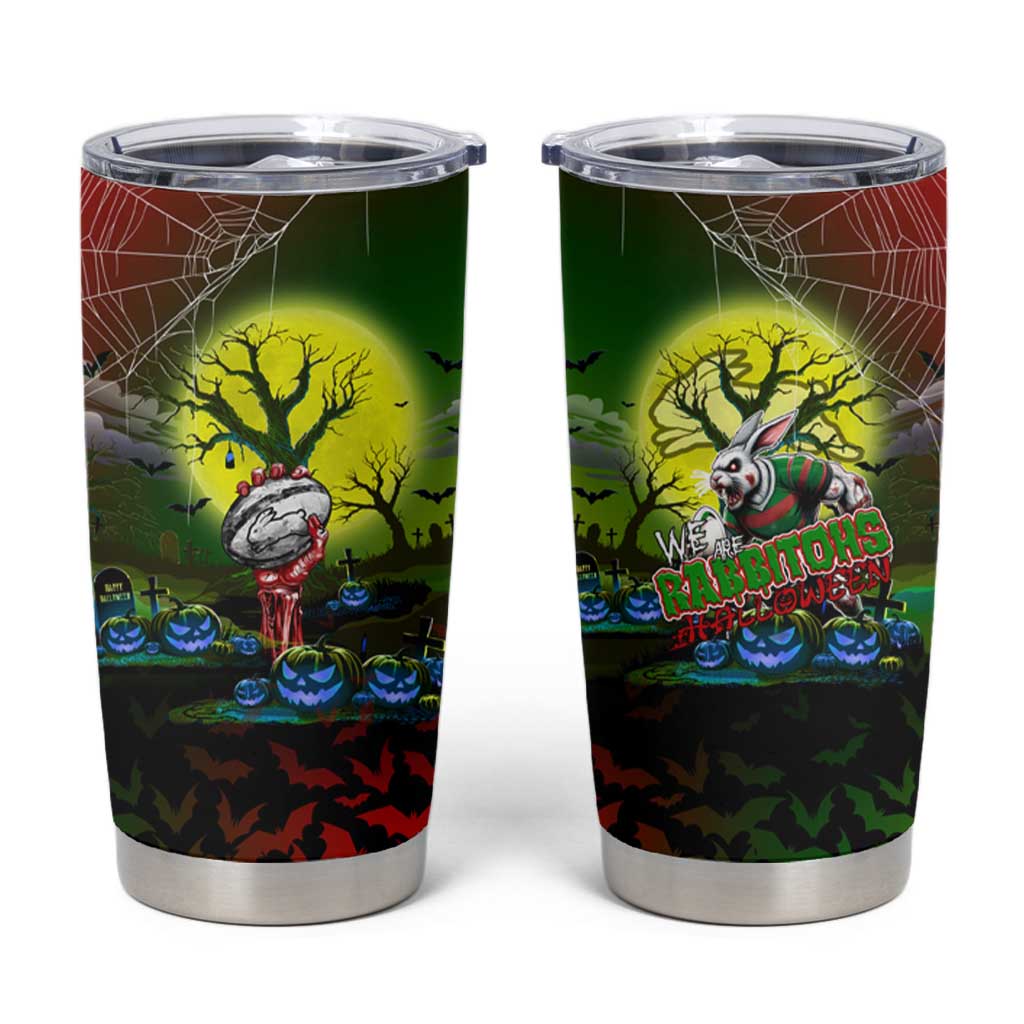 We Are Rabbitohs Halloween Tumbler Cup Pumpkin Scary Spooky Season - Aussie Hoodie