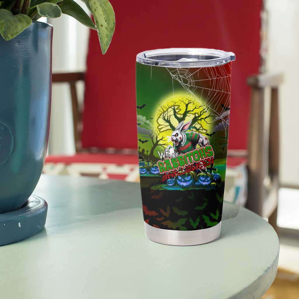 We Are Rabbitohs Halloween Tumbler Cup Pumpkin Scary Spooky Season - Aussie Hoodie