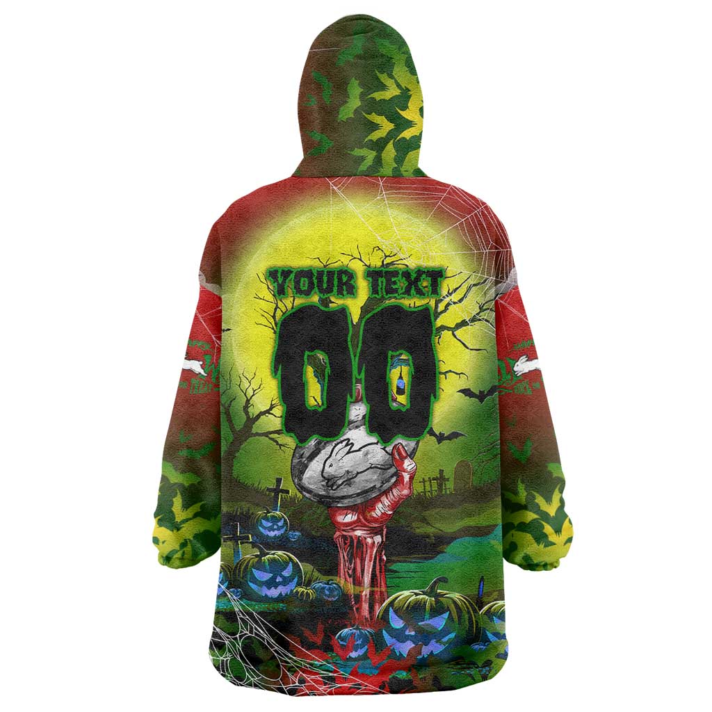 We Are Rabbitohs Halloween Wearable Blanket Hoodie Pumpkin Scary Spooky Season - Aussie Hoodie