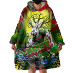 We Are Rabbitohs Halloween Wearable Blanket Hoodie Pumpkin Scary Spooky Season - Aussie Hoodie