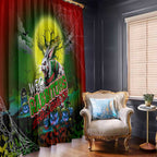 We Are Rabbitohs Halloween Window Curtain Pumpkin Scary Spooky Season - Aussie Hoodie