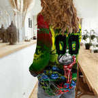 We Are Rabbitohs Halloween Women Casual Shirt Pumpkin Scary Spooky Season - Aussie Hoodie