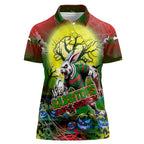 We Are Rabbitohs Halloween Women Polo Shirt Pumpkin Scary Spooky Season - Aussie Hoodie