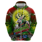 We Are Rabbitohs Halloween Zip Hoodie Pumpkin Scary Spooky Season - Aussie Hoodie