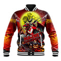 We Are Dragons Halloween Baseball Jacket Pumpkin Scary Spooky Season - Aussie Hoodie