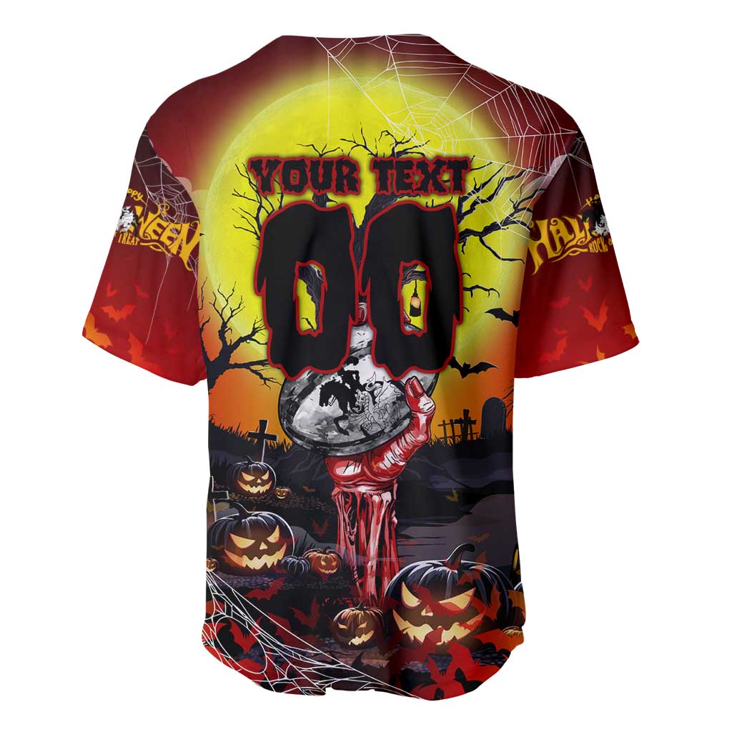 We Are Dragons Halloween Baseball Jersey Pumpkin Scary Spooky Season - Aussie Hoodie